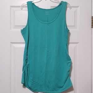 Motherhood Maternity Green Sleeveless Tank Top